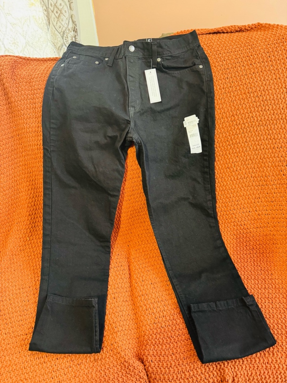 George Men’s Slim Black Jeans